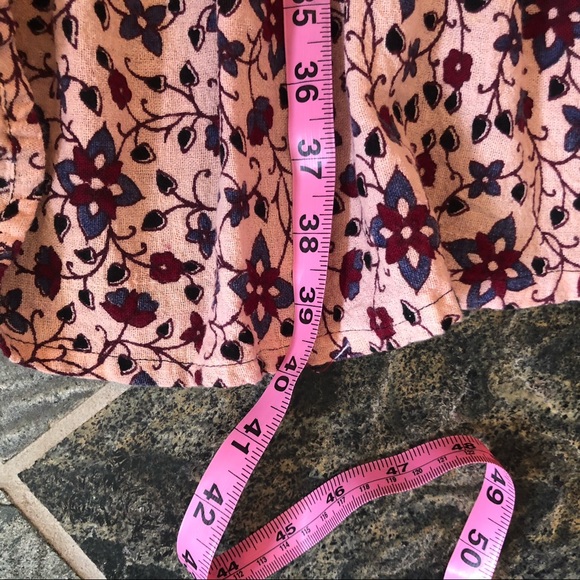 Vintage Indian Block Print Wrap Skirt - Picture 8 of 10